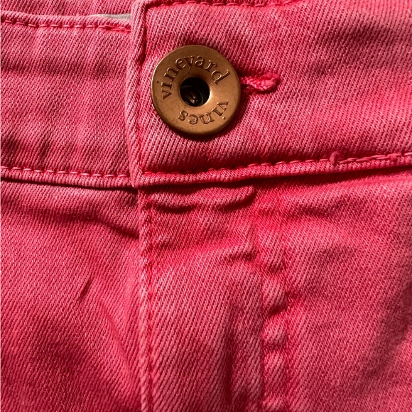 Cranberry Pink Vineyard Vines Denim Skirt | Size 8 - Picture 2 of 9